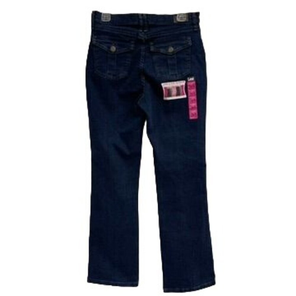 Lee Fitinnovations Instantly Slims You Women Blue Denim Classic Fit Bootcut 10 - Picture 3 of 13